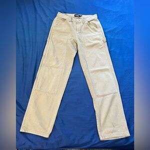 RSQ Men's Beige Straight Utility Pants